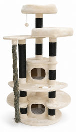 Nanook Kratzbaum für Katzen beige 83 × 60 × 146 cm – Bild 1 von 1