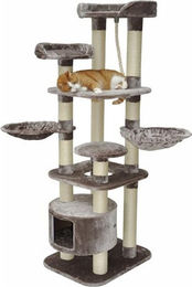 Nanook Kratzbaum Kira XXL Katzenkletterbaum mit Höhle Braun 174 x 60 x 50 cm – Bild 1 von 12