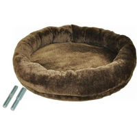 Produktbild von nanook Kratzbaum Liegemulde Liegeplatte Ø 50 cm braun für Katzen