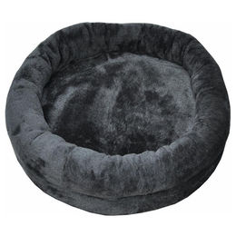 nanook Kratzbaum Liegemulde XL für Katzen Ø 53 cm Grau Plüsch – Bild 1 von 13