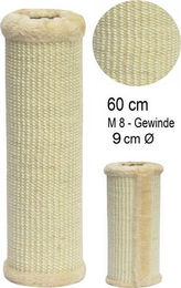 nanook Kratzsäule aus Sisal in Beige mit 9 cm Durchmesser und 60 cm Länge – Bild 1 von 1