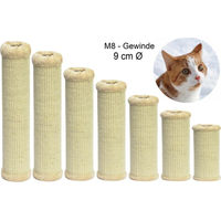 Produktbild von nanook Kratzsäule Ersatzstamm aus Teppichgewebe beige 15 cm Länge 9 cm Durchmesser