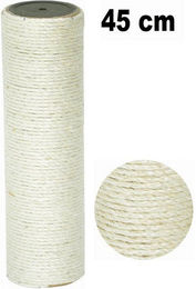 nanook Kratzsäule aus Sisal für Katzen Ersatzstamm 45 cm Länge 11 cm Durchmesser Beige - 45 cm – Bild 1 von 2