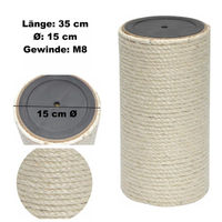 Produktbild von Nanook Kratzstamm aus Sisal 15 cm Durchmesser und 35 cm Länge