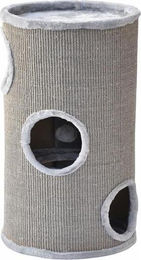 Nanook Kratztonne Condo mit Spielball aus Sisalgeflecht Grau 70 cm M – Bild 1 von 3
