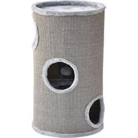 Produktbild von Nanook Kratztonne Condo mit Spielball aus Sisalgeflecht Grau 70 cm M