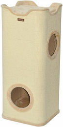 Produktbild von Nanook Kratztonne Kratzturm für Katzen beige mit Sisal 100 x 40 cm