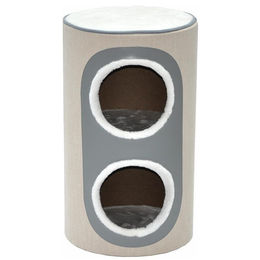 Nanook Kratztonne Nala für Katzen mit Sisal und Kunstleder in Beige Grau 71 cm – Bild 1 von 13