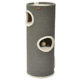 Nanook Kratztonne Oskar für Katzen aus Sisal in Grau 100 cm – Bild 1 von 4