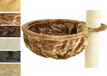 nanook Liegemulde für Kratzbäume für Katzen in Beige Braun Ø 40 cm – Bild 1 von 3