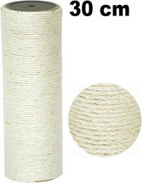 nanook Sisal Ersatzstamm für Katzenkratzbäume mit 9 cm Durchmesser und 30 cm Länge für M8 Gewinde – Bild 1 von 1