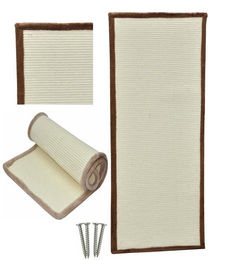 nanook Wendekratzmatte für Katzen aus Sisal und Plüsch XL 110x45 cm Braun Beige – Bild 1 von 11