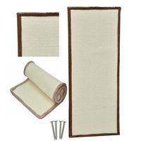 Produktbild von nanook Wendekratzmatte für Katzen aus Sisal und Plüsch XL 110x45 cm Braun Beige