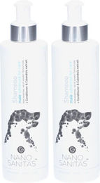 Produktbild von NanoSanitas Shampoo Male Advanced Fur Care für Langhaartiere zur Pflege bei Flöhen und Zecken 250 ml