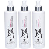 Produktbild von NanoSanitas Shampoo zur Pflege empfindlicher Haut gegen Zecken und Flöhe 250 ml
