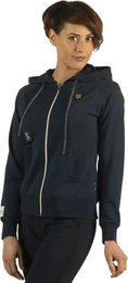 Produktbild von Naousa Kapuzenpullover Flags&Cup für Damen in Blau aus Baumwolle