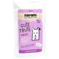 Produktbild von napani Bio Hund Menü Gute Trute Stückchen in Sauce Renal 150 g