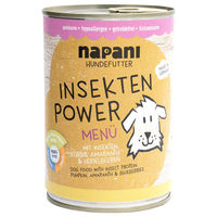 Produktbild von napani Bio Hundefutter Insekten Power Nassfutter Stückchen in Sauce 400 g
