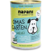 Produktbild von napani Bio Hundefutter Omas Garten Vegan ohne tierisches Protein 400 g