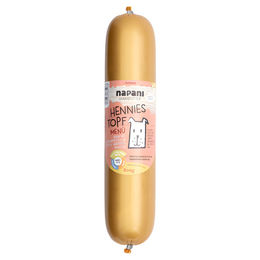 Produktbild von napani Bio Nassfutter Hennies Topf Huhn Stückchen in Sauce 800 g