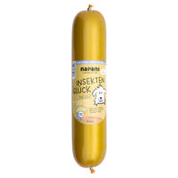 Produktbild von napani Bio Nassfutter Insekten Glück Wurststückchen in Sauce für Adult, getreidefrei und hypoallergen, 800 g