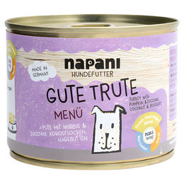 Produktbild von napani Bio Nassfutter Pute Stückchen in Sauce 200 g