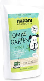napani Bio Veganes Hundefutter Omas Garten Nassfutter mit Hirse und Kichererbsen 150 g – Bild 1 von 4