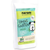Produktbild von napani Bio Veganes Hundefutter Omas Garten Nassfutter mit Hirse und Kichererbsen 150 g