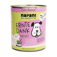 Produktbild von napani Ernte Dank Bio Veganes Hundefutter Nassfutter 800 g