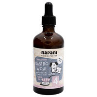 Produktbild von napani GastroWohl Magen-Tinktur für Hunde und Katzen zur Unterstützung von Magen und Darm 100 ml