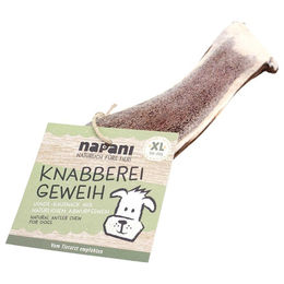 Produktbild von napani Hirschgeweih Knabberei für Hunde XL Monoprotein ohne Farb- und Aromastoffe