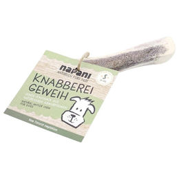 Produktbild von napani Hirschgeweih Knabberei Monoprotein für kleine Hunde S