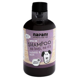 napani Hunde Shampoo no bugs, no cry mit Lavendel und Neem gegen Milben und Flöhe 250 ml – Bild 1 von 4