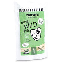 Produktbild von napani Hundefutter Nassfutter Wild Monoprotein Stückchen in Gelee Adult 150 g