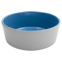 Produktbild von napani Keramikfutternapf Grau/Taubenblau Größe S