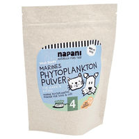 Produktbild von napani Marines Phytoplankton Pulver für Hunde und Katzen zur Unterstützung von Haut, Fell, Gelenken und Magen-Darm 150 g