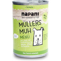 Produktbild von napani Müllers Muh Bio Hundefutter Rind Stückchen in Sauce 400 g