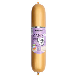 Produktbild von napani Nassfutter Gans pur für Hunde Adult Getreidefrei und Glutenfrei 800 g