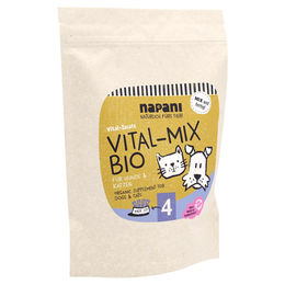 napani Vitalmix Bio Ergänzungsfuttermittel Pulver für Hunde und Katzen zur Unterstützung von Immunsystem sowie Haut und Fell 350 g – Bild 1 von 2