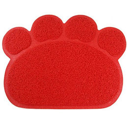 Napfunterlage für Hund und Katze in Rot, 30cm x 36cm – Bild 1 von 2