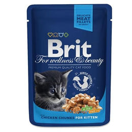 Produktbild von Natalis Katzenfutter Truthahn Stückchen in Sauce für sterilisiert Katzen zur Gewichtskontrolle