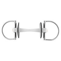 Produktbild von Nathe D-Ring Gebiss mit biegsamer Stange in Silber