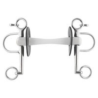 Produktbild von Nathe Pelham Gebiss aus Edelstahl mit biegsamer Stange und 7 cm langen Anzügen in Silber