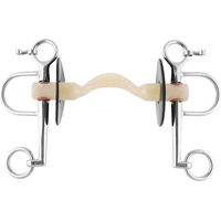 Produktbild von Nathe Pelham Gebiss mit weicher Stange und Zungenfreiheit beige 20mm