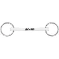 Produktbild von Nathe Unterlegtrense doppelt gebrochen 15mm Silber Kunststoff