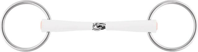 Nathe Wassertrense einfach gebrochen aus Kunststoff in Weiß mit 18mm Ringen und 70mm Durchmesser – Bild 1 von 1