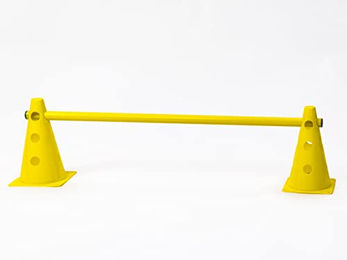 Produktbild von NATIV Agility Set für Hunde aus Kunststoff in Gelb zum Koordinationstraining