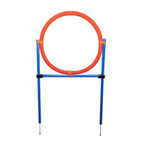 Produktbild von NATIV Agility Sprungring für Hunde in Orange mit 70cm Durchmesser und Tragetasche