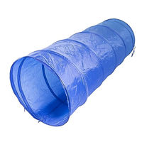 Produktbild von NATIV Agility Tunnel für Hundetraining aus Kunststoff in Blau Größe M