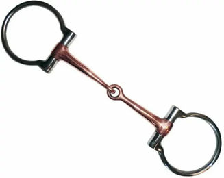 Produktbild von Natowa 2-Ring Gebiss aus Edelstahl in Silber für Pferde